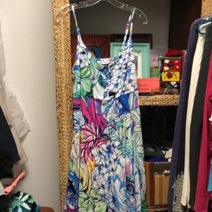 See long sundress spaghetti straps size small